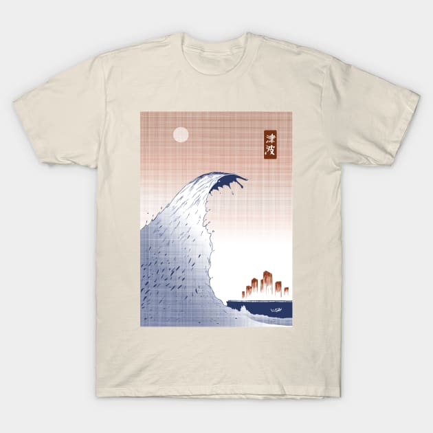 Tsunami T-Shirt by Martin Lietti